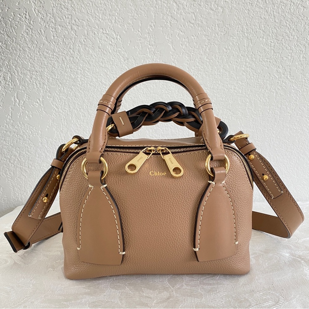 Chloe Brown Small Daria Bag